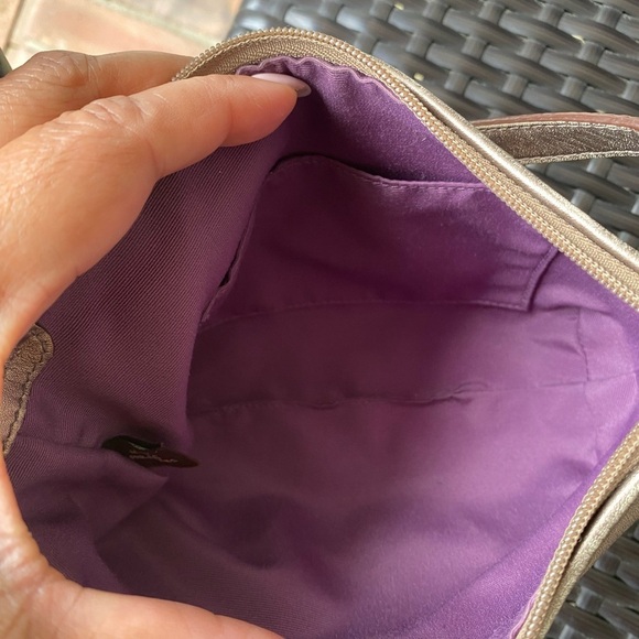 Coach Pewter Leather Shoulder Bag - Picture 11 of 12